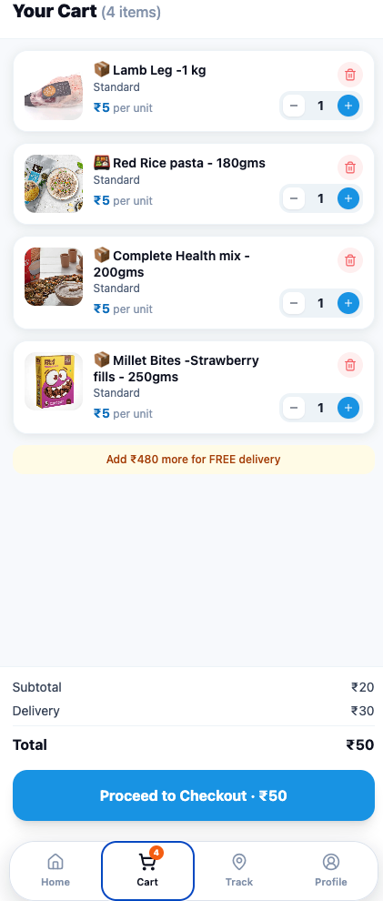 Lynxo mobile app screen 4